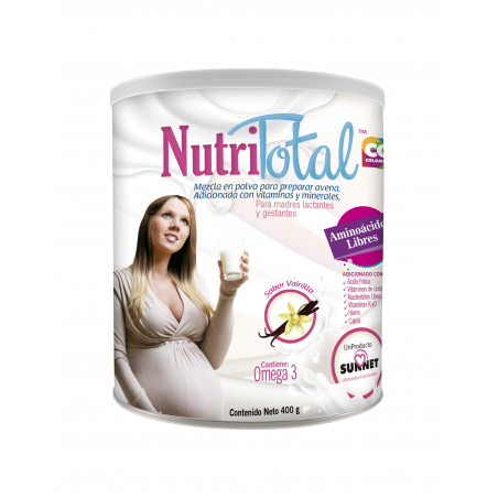 NUTRITOTAL MADRES GESTANTES Y LACTANTES VAINILLA 400G